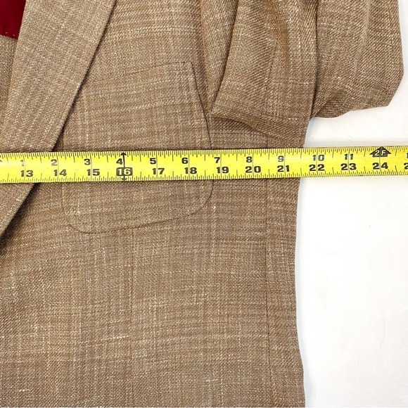 Brunello Cucinelli Silk & Linen Plaid Blazer | 44 - Picture 13 of 15